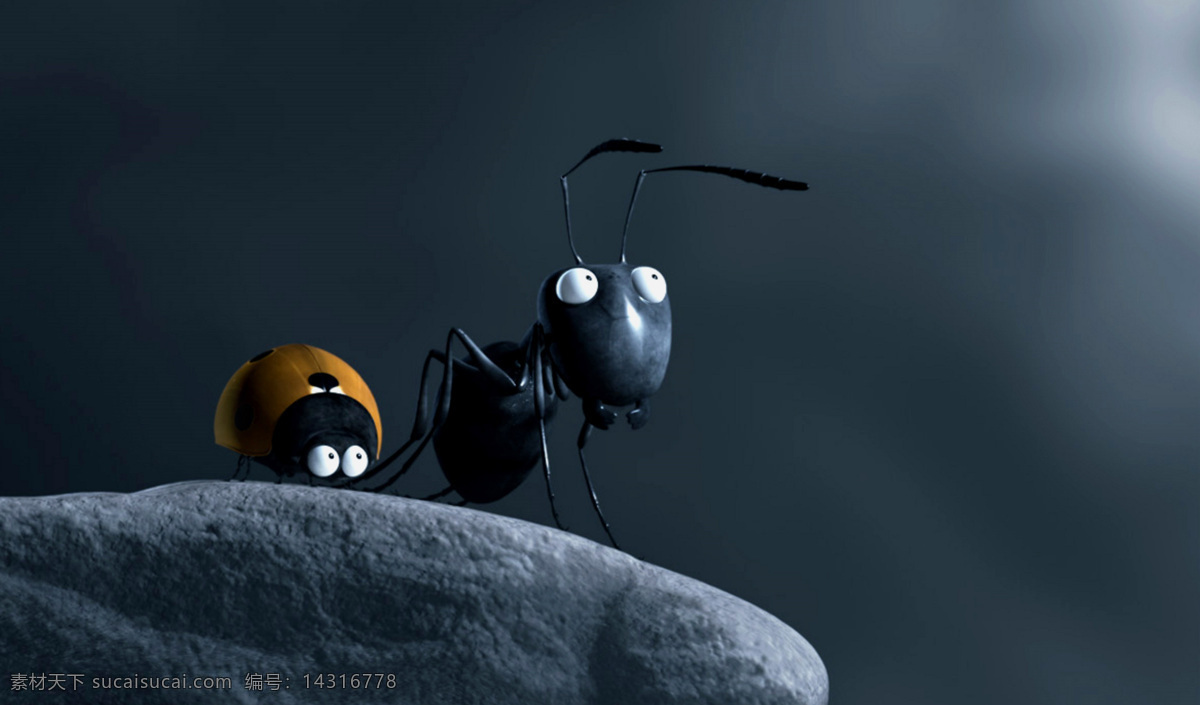昆虫总动员 虫虫大联盟 红蚁 黑蚂蚁 瓢虫 方糖争霸战 密林 动画 动画电影 动画电影素材 动漫动画 动漫人物