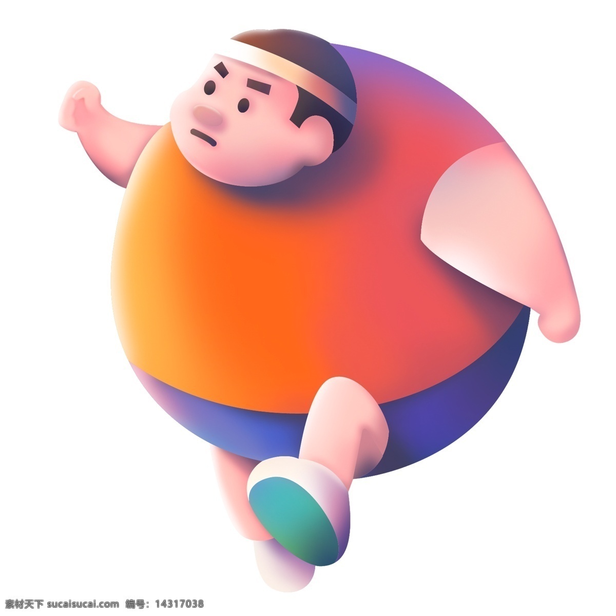 打羽毛球的胖子图片素材免费下载 - 觅知网