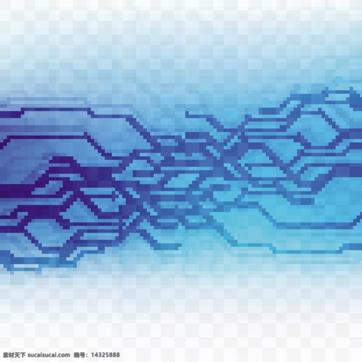 具有 透明 背景 现代 蓝色 技术 元素 抽象 计算机 几何 线条 技术背景 点 未来 装饰 电路 网络 未来派 芯片 计算 处理器