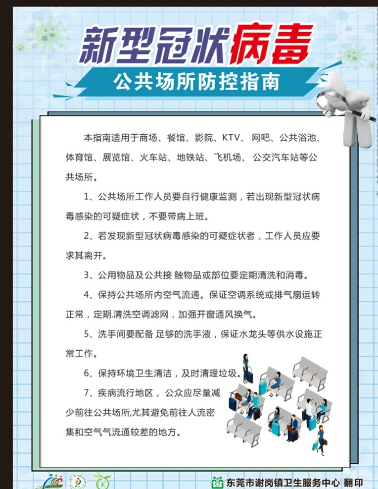 冠状病毒 病毒 从我做起 疫情 冠状 新型肺炎 防控 公共场所防控