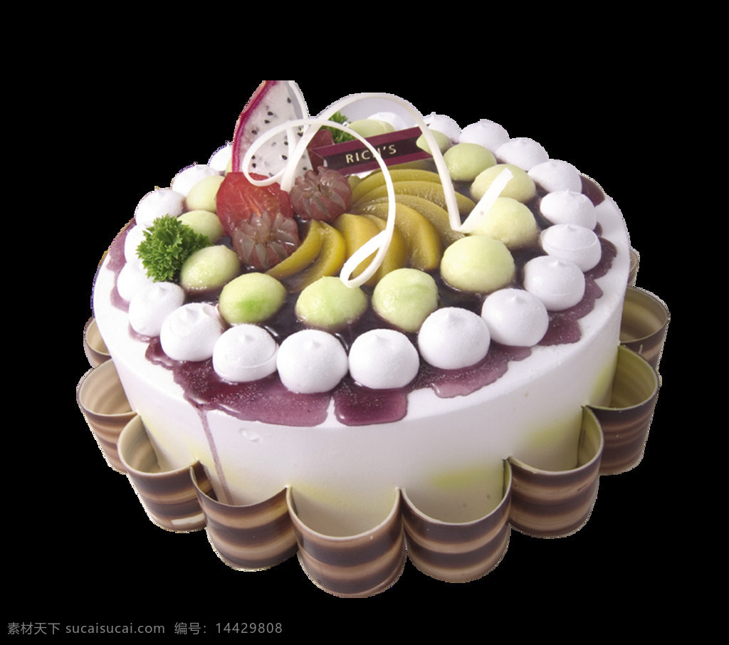 创意 圆形 生日蛋糕 元素 png蛋糕 花朵蛋糕 巧克力蛋糕 生日 甜品
