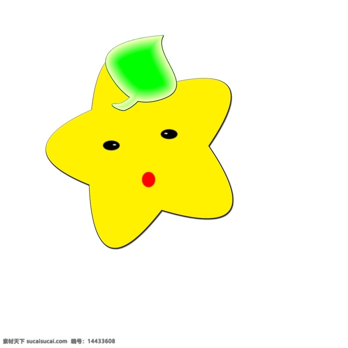 可爱 卡 通风 小星星 可爱的 卡通小星星 立体 黄色的 星星 戴帽子 装饰品 节日 挂饰 快乐