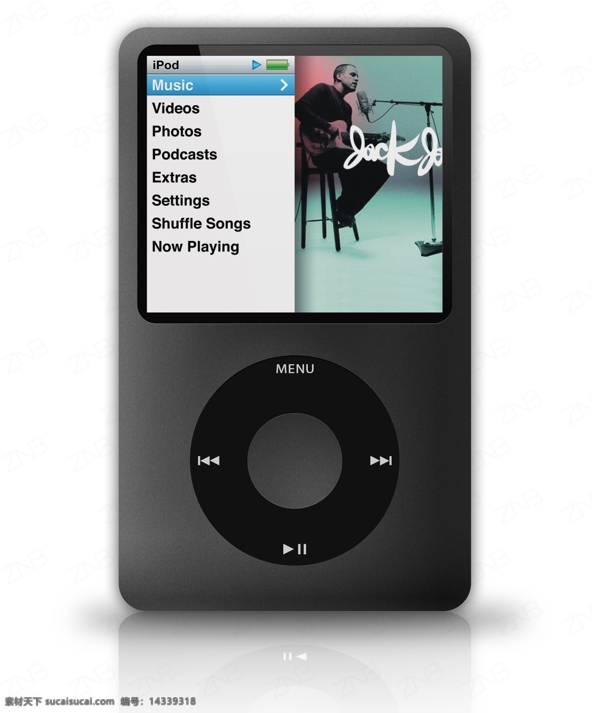 ipodclassic 播放器 ipod mp3 苹果 classic psd源文件