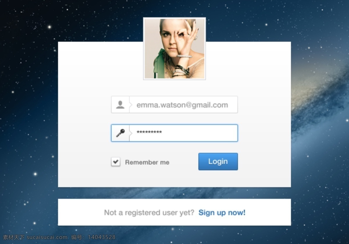 信息 登录 界面 分层 登陆框 登录界面 头像 网页登陆界面 网页素材 多媒体设计