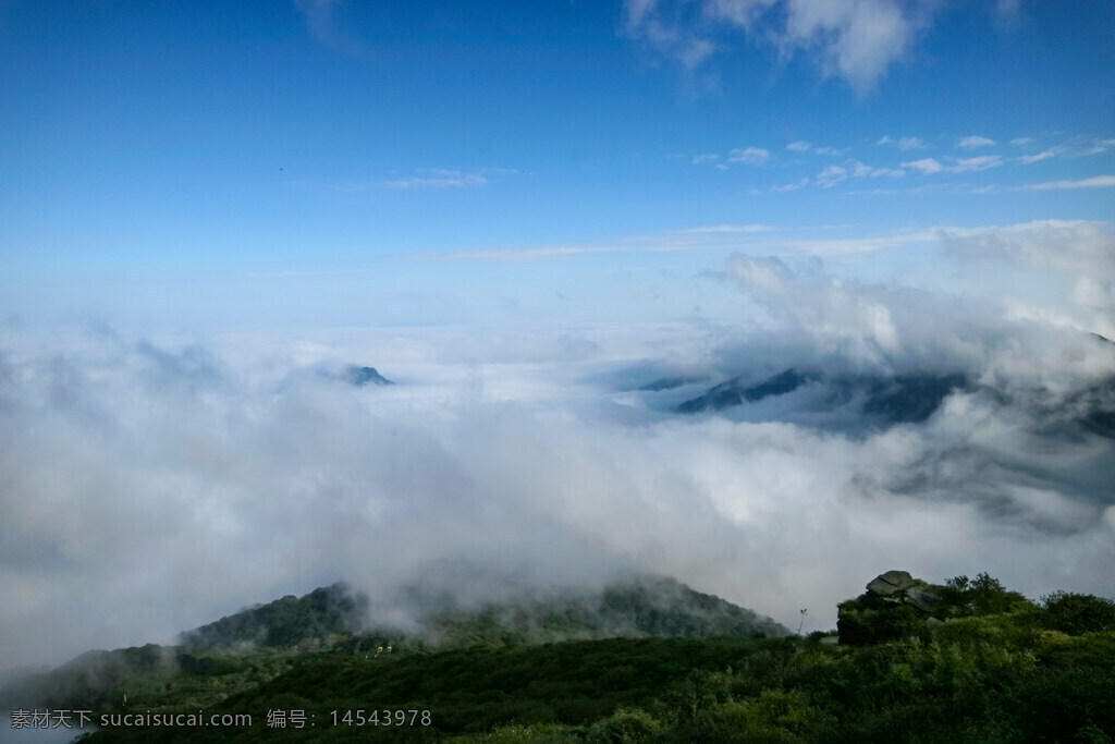 中国 贵州 铜仁 梵净山 云海 自然风光 自然风景