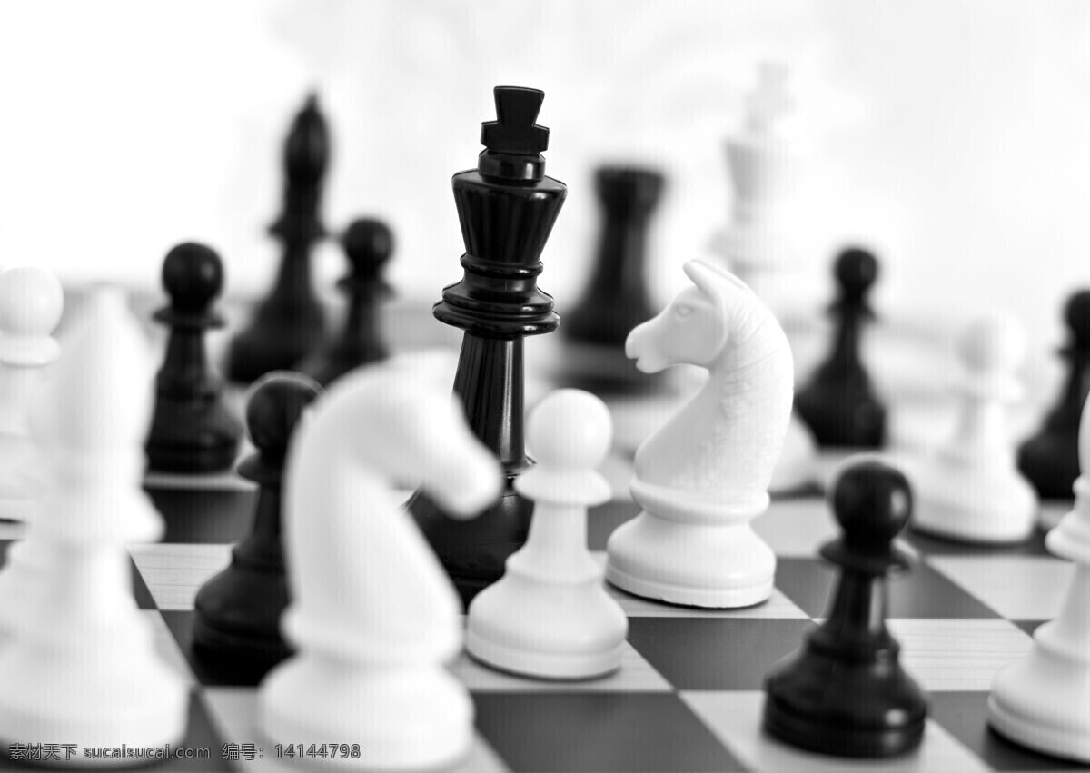国际象棋 棋子 黑白棋子 影音娱乐 生活百科