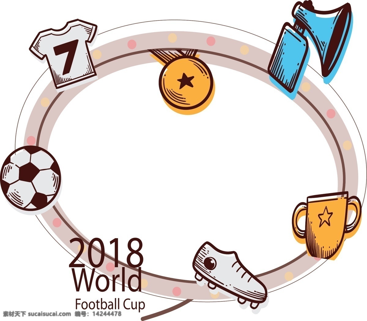俄罗斯 世界杯 边框 2018 足球 比赛 用品 云朵边框 足球鞋 守门员手套 定时器 清新边框 世界杯边框
