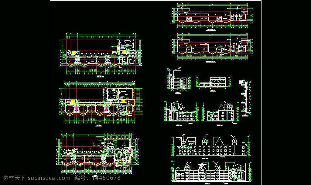 cad 环境设计 建筑设计 平面图 设计图 施工图 室内设计 图纸 幼儿 幼儿园 平面 立 剖面图 dwg 装修 装饰 幼稚园 专辑 源文件 cad素材 室内图纸
