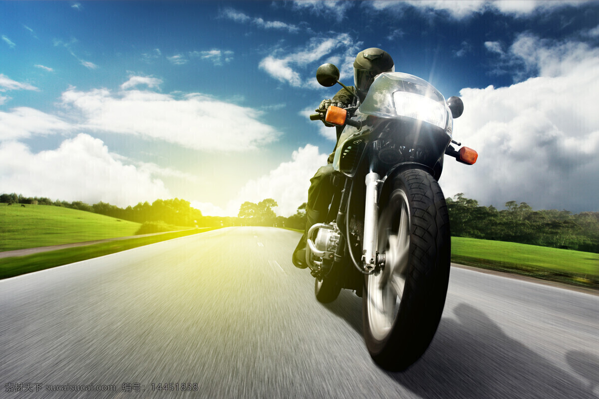 摩托车 摩托车手 道路公路 动感 速度急速 塞车 交通工具 现代科技