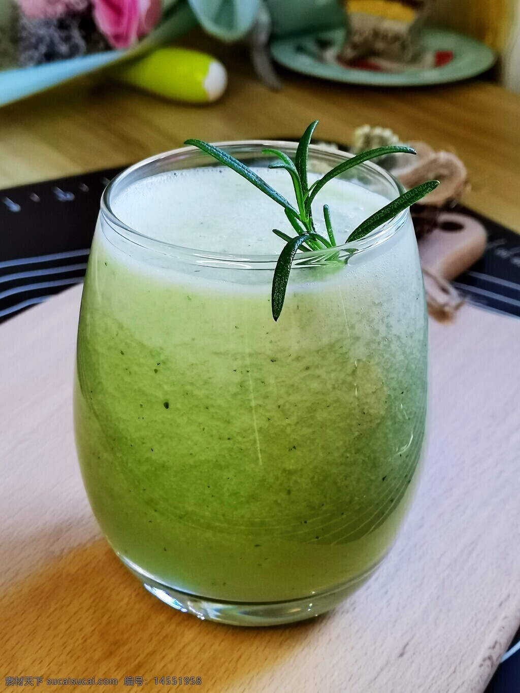 蔬果汁 绿色 青瓜汁 健康 饮品
