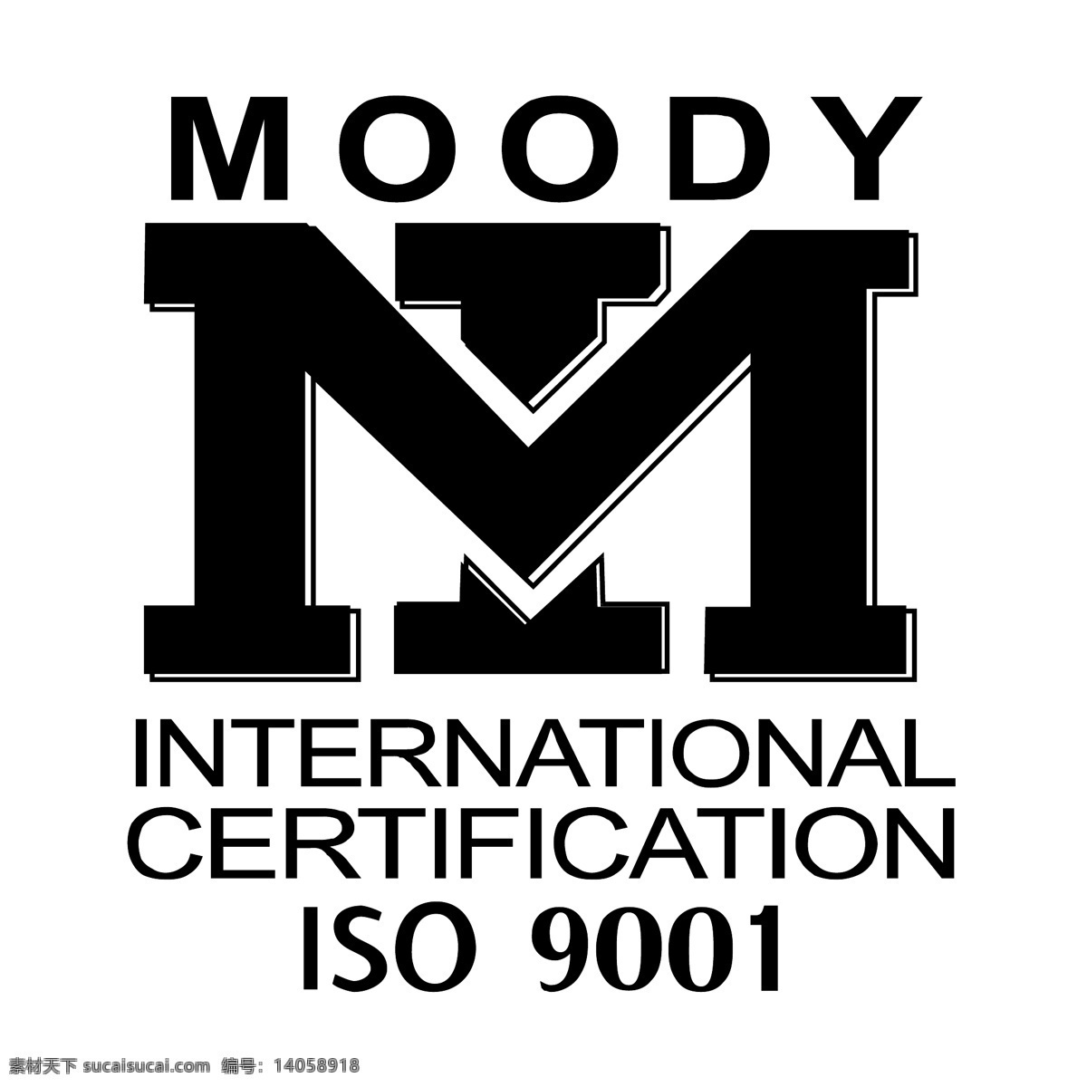 免费 摩 迪 国际认证 标志 白色