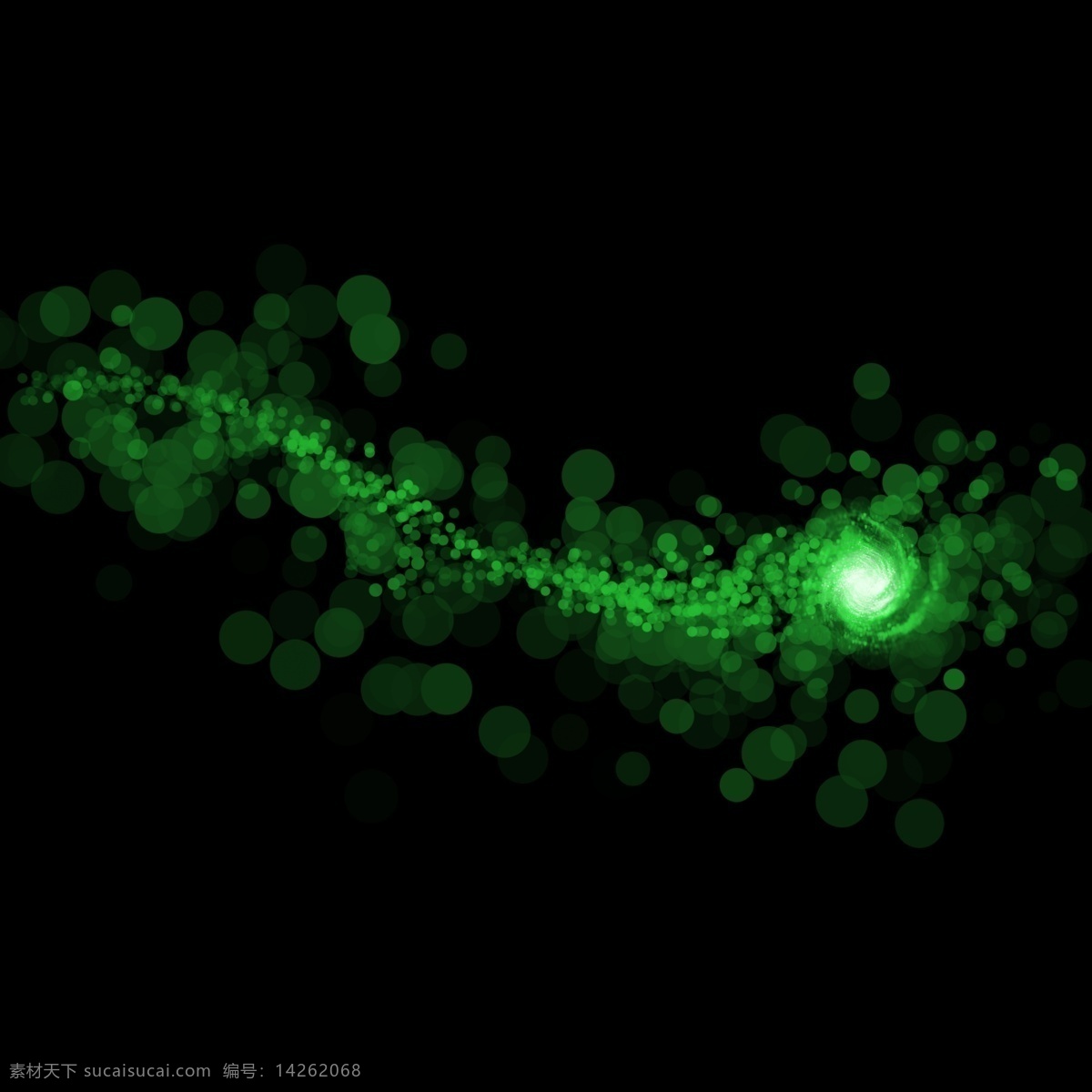 绿色 时尚 大气 星云 漩涡 造型 视觉 美观 颜色 效果 光效