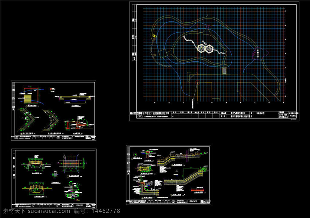 水池 cad 景观 图纸 图纸素材 总平面图 总 平面 cad景观图 景观图纸 cad广场 广场景观图纸 cad素材 dwg 黑色