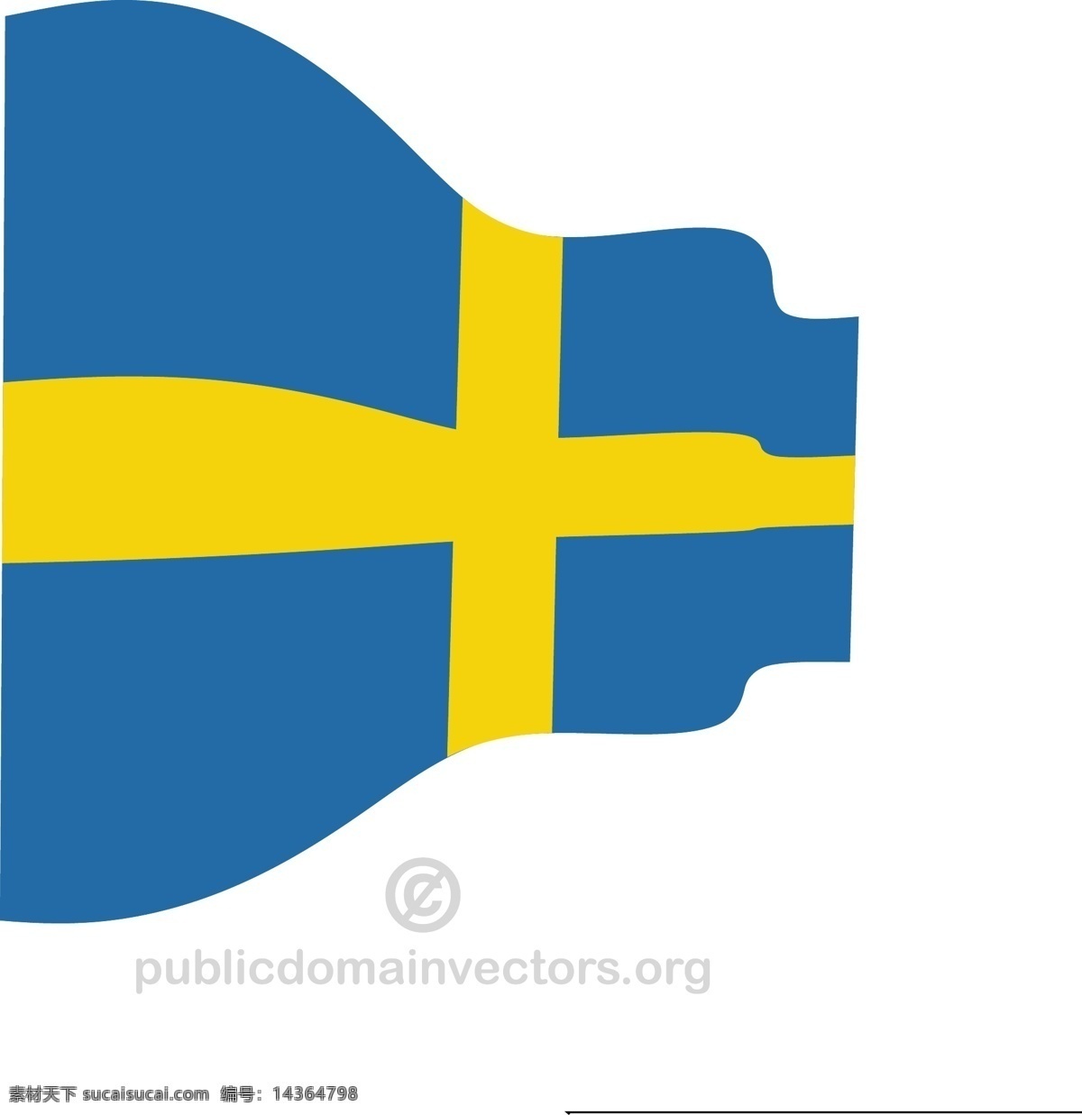 波浪形 瑞典 国旗 工会 国家 欧洲 旗帜 土地 英国 州 欧盟 矢量图 文化艺术
