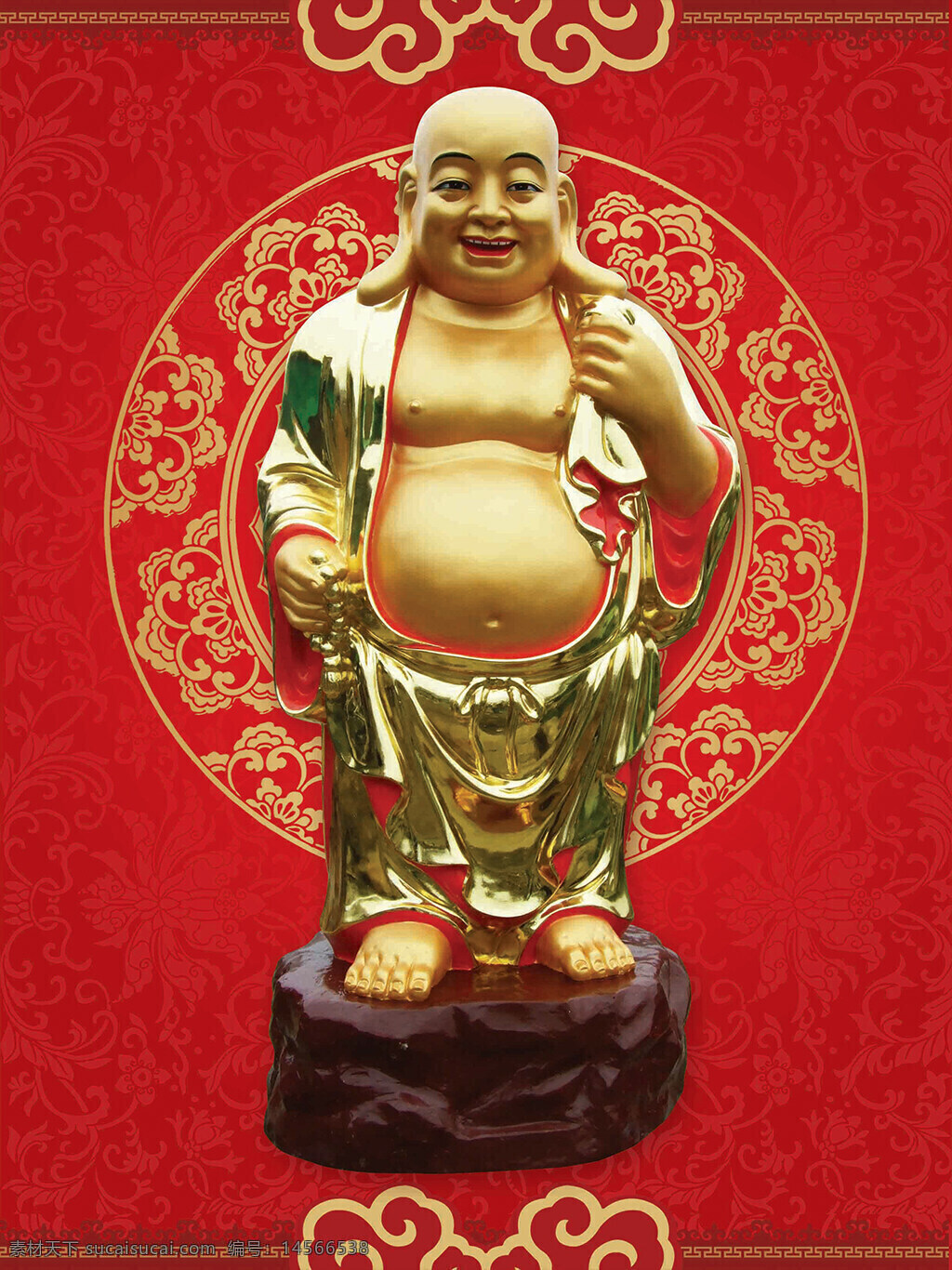 宗教佛教人物 佛 弥勒佛 佛教信仰 宗教文化 装饰花纹 中式花纹