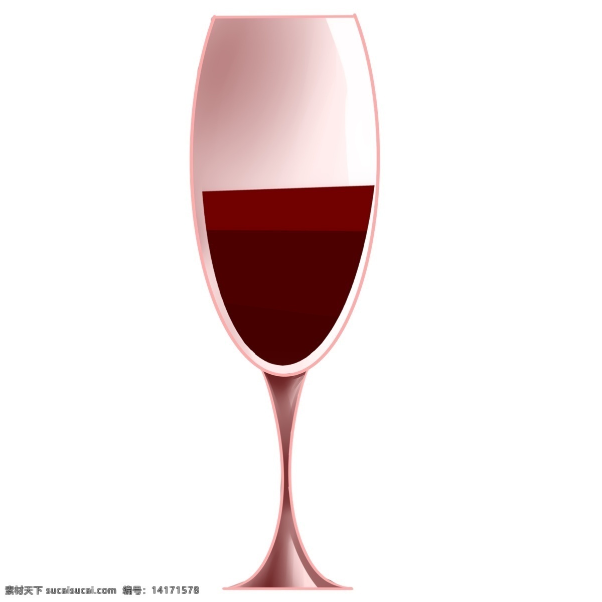 一杯 红酒 葡萄酒 插画 红酒葡萄酒 酒瓶插画 高脚杯插画 倒满酒的杯子 酒水饮品 高档红酒 一杯红酒