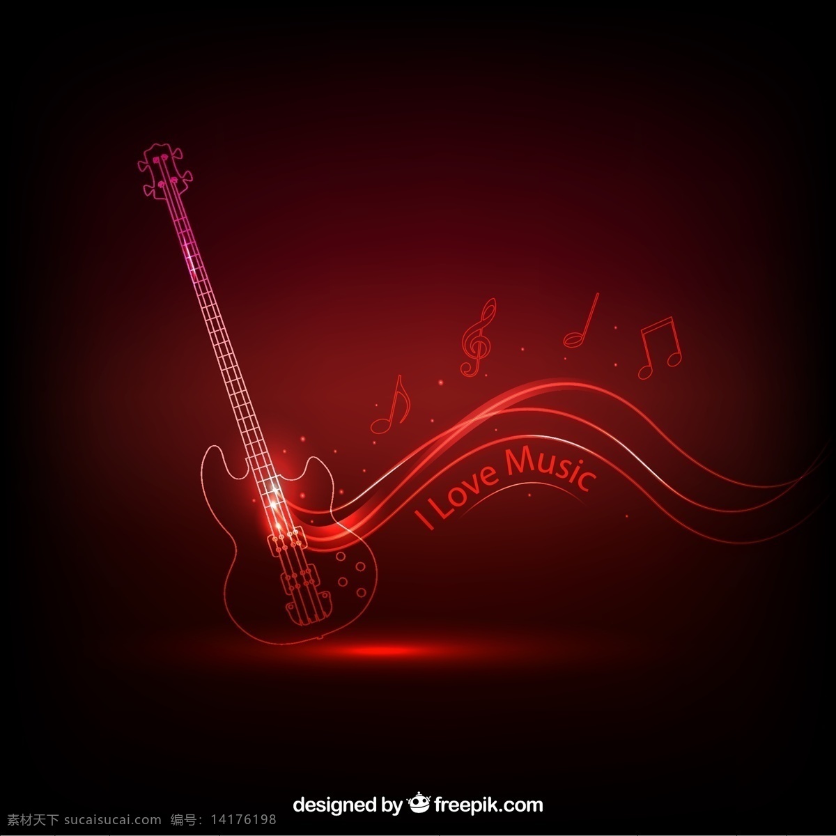 音乐红色背景 背景 音乐 手 波浪 吉他 画 红色 波 灯光 绘画 记事本 唱歌 乐器 音符 明亮 歌曲 拉