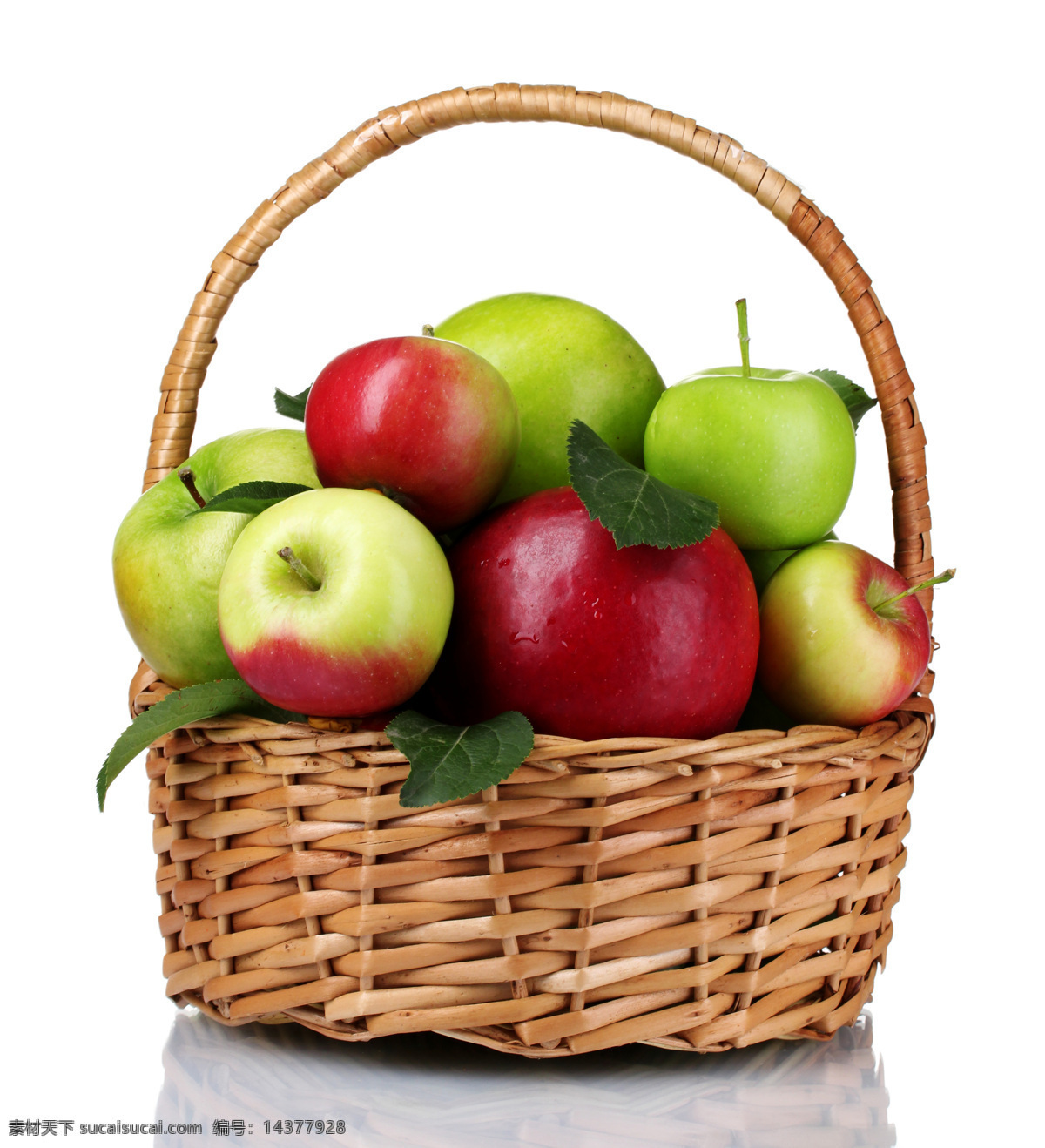 竹篮 里 苹果 新鲜水果 果篮 篮子 苹果图片 餐饮美食