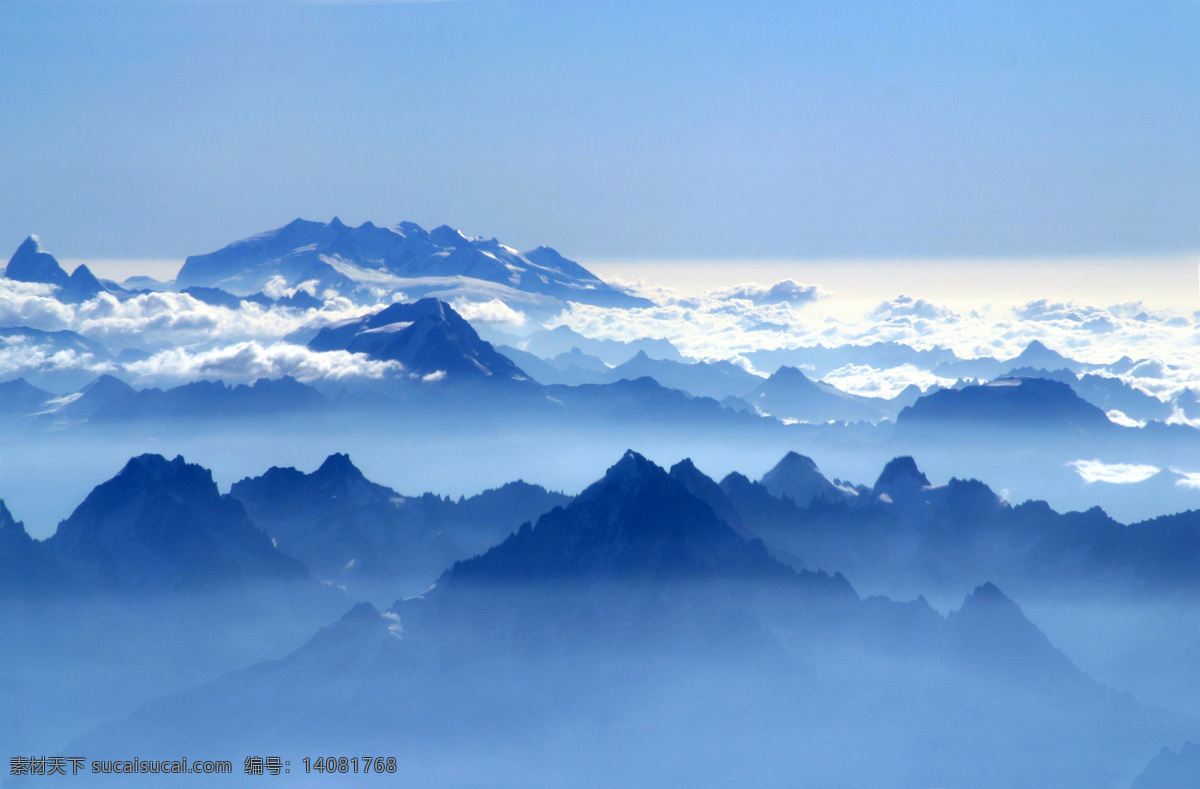 山峰 山峦 云海 层峦叠嶂 大气 宏伟 神秘 巅峰 云雾 自然风景 旅游摄影