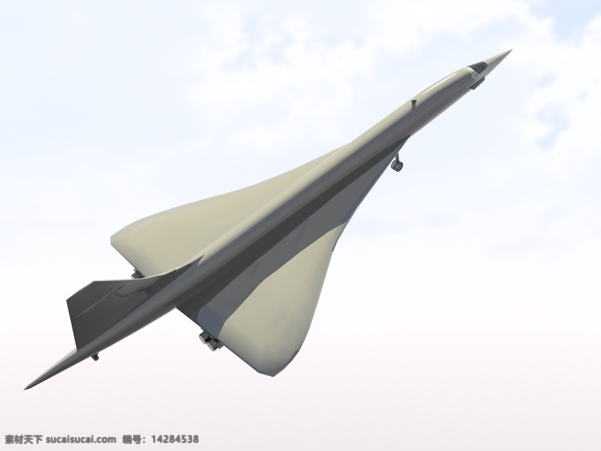 协和式 飞机 航空 协和式飞机 3d模型素材 建筑模型