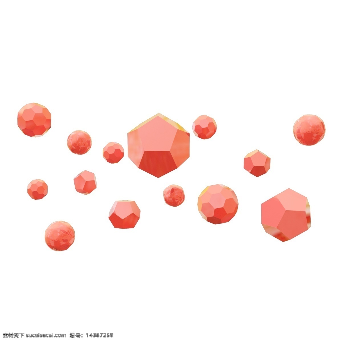 3d 红色 多边形 漂浮 颗粒 卡通 立体 c4d 电商 椭圆形 悬浮颗粒 粉色 漂浮多边形 粉色椭圆形 粉色多边形 卡通粉色