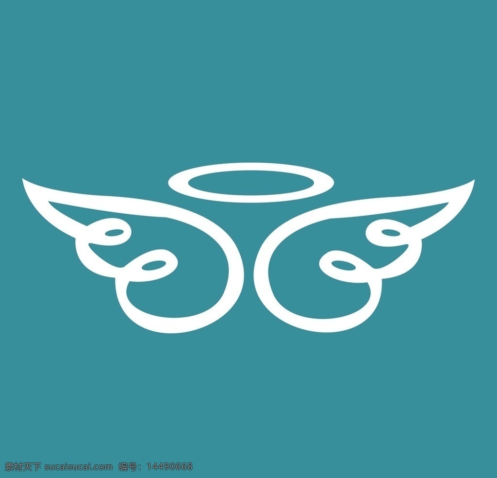 天使之翼 天使 logo 图标 标志图标 标志 设计logo 简洁logo 商业logo 公司logo 企业logo 创意logo 矢量 矢量图制作 其他图标