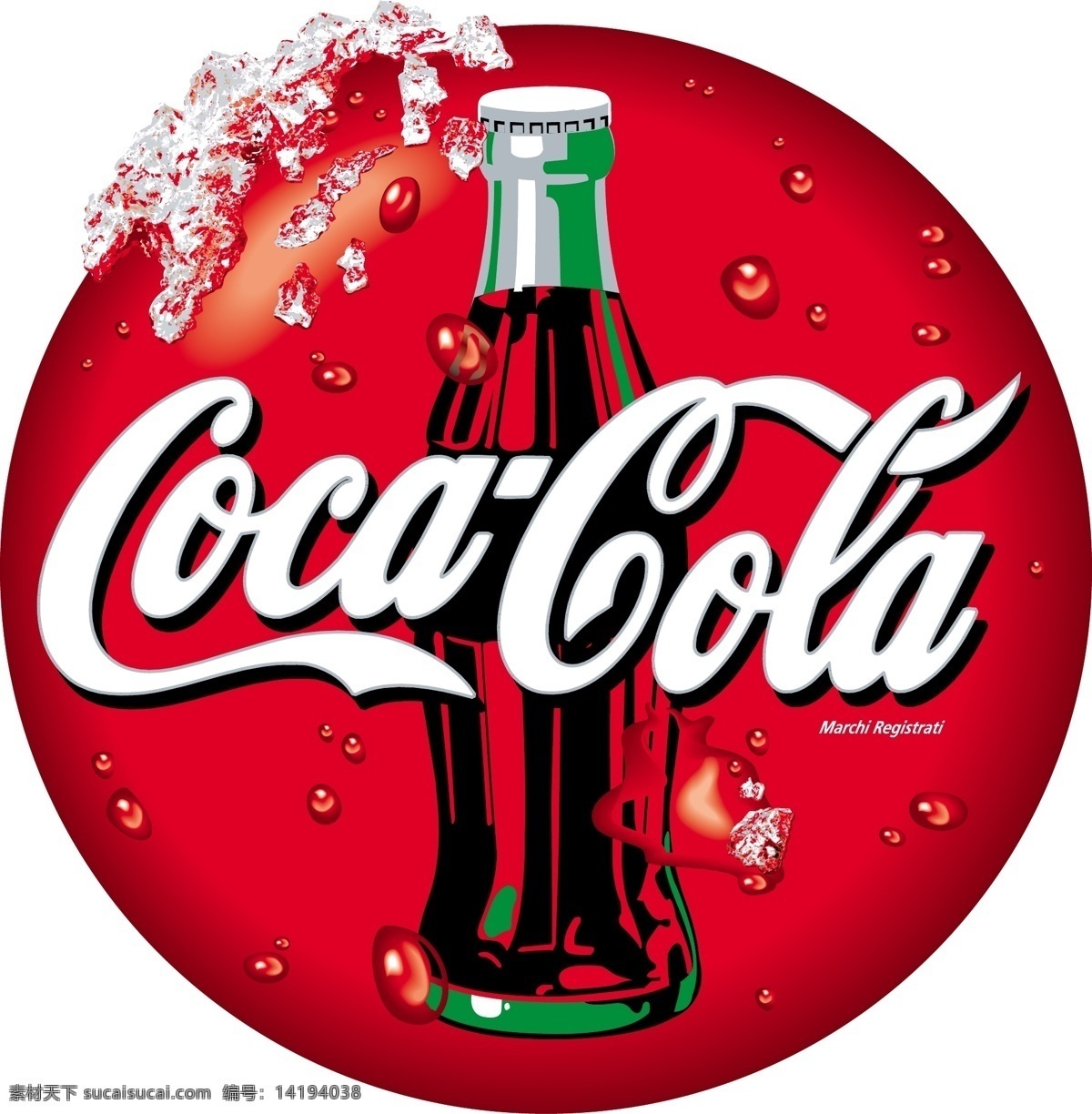 logo 冰块 餐饮美食 红色 可口可乐 可乐 瓶盖 瓶子 生活百科 矢量 模板下载 水滴 冰 coca cola 矢量图 日常生活